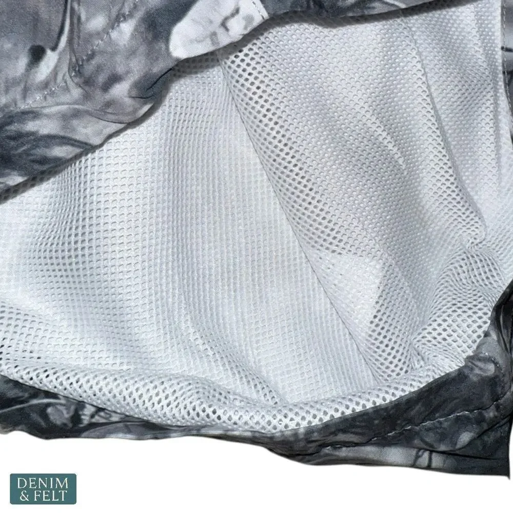 PacSun Grey Camo Swim Trunks‎ Men’s Medium 4.5” Inseam 15” Outseam NEW